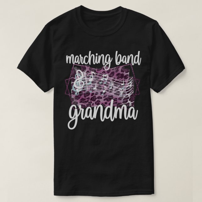 Marching Band Grandma Marching Band Grandmor 4 T Shirt (Design framsida)