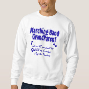 Marching Band Grandparent Lång Ärmad Tröja