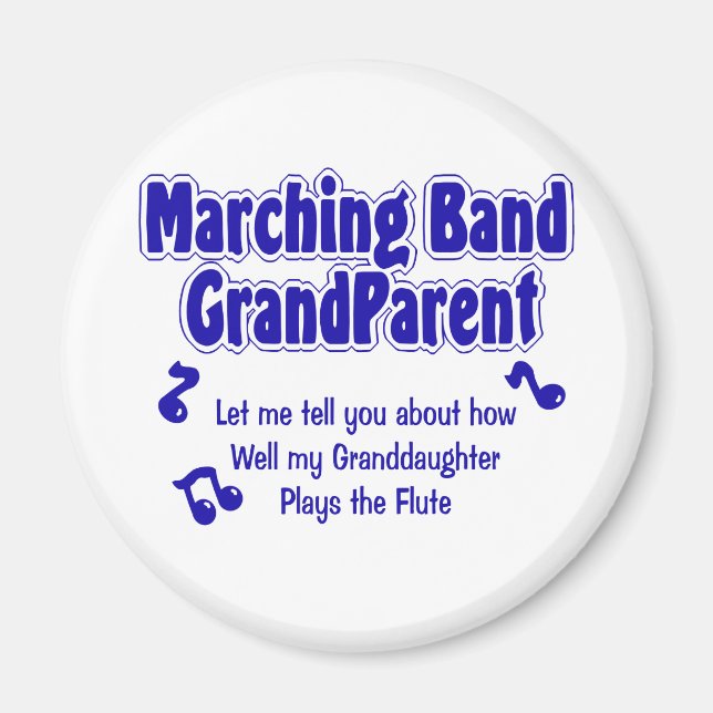 Marching Band Grandparent Magnet (Framsidan)