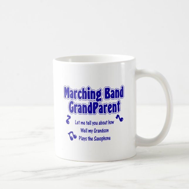Marching Band Grandparent/ Saxophone Kaffemugg (Höger)