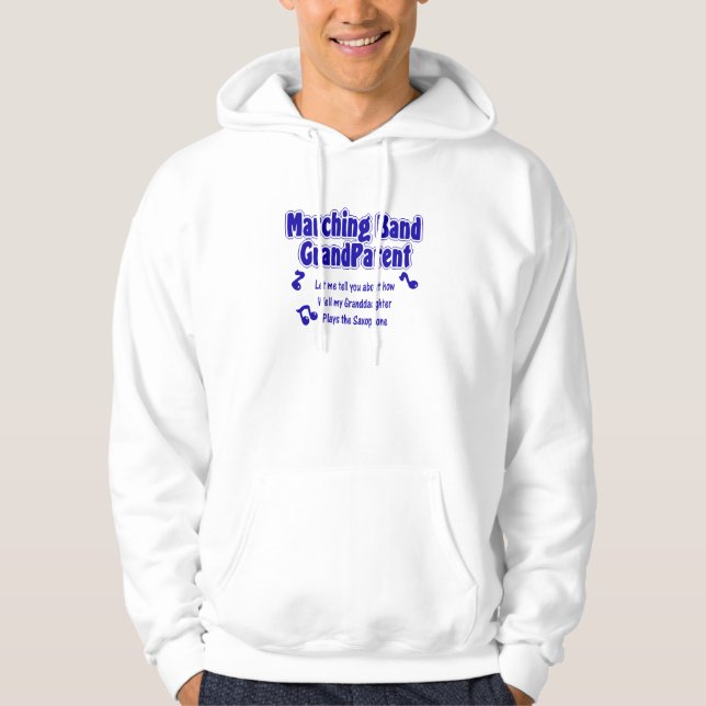 Marching Band Grandparent/ Saxophone Sweatshirt (Framsida)