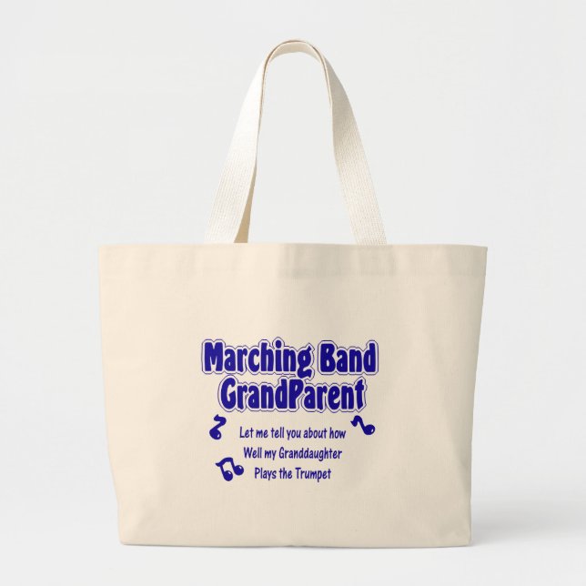 Marching Band Grandparent/ Trumpet Jumbo Tygkasse (Framsidan)