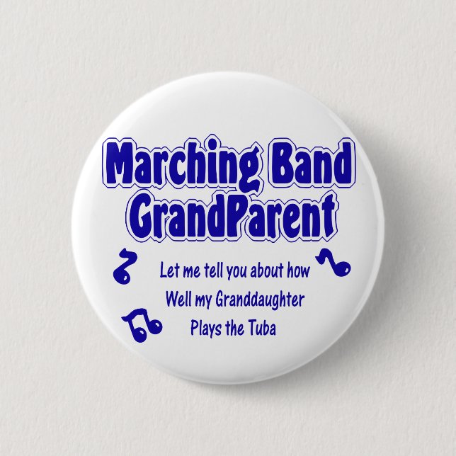 Marching Band Grandparent/ Tuba Knapp (Framsida)