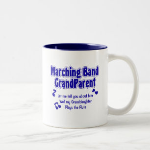 Marching Band Grandparent Två-Tonad Mugg