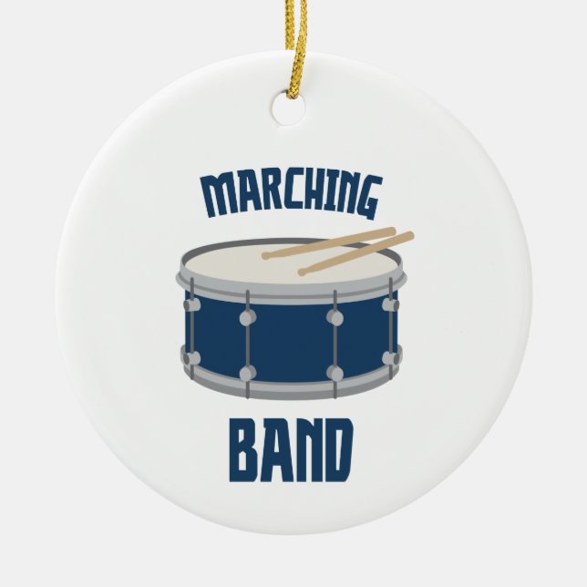 Marching Band Julgransprydnad Keramik (Framsidan)