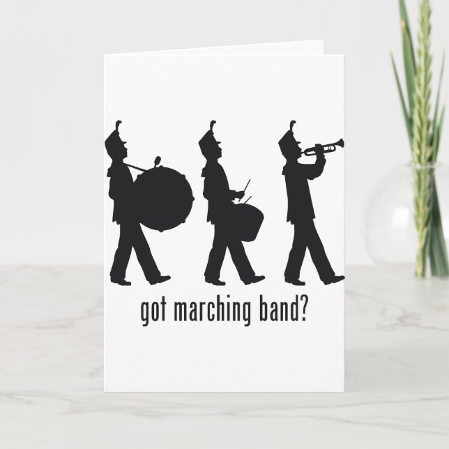 Marching Band Kort (Framsida)