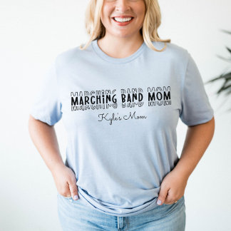 Marching Band Mamma Anpassade T Shirt