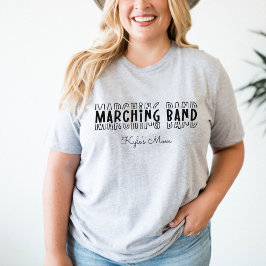 Marching Band Mamma Anpassade T Shirt