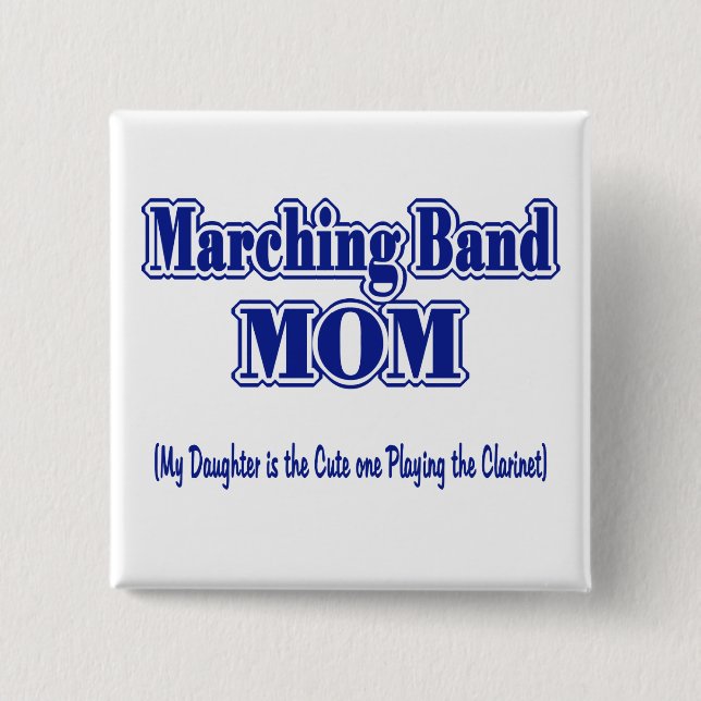 Marching Band Mamma/ Clarinet Knapp (Framsida)