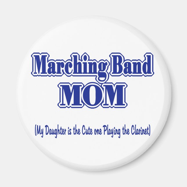 Marching Band Mamma/ Clarinet Magnet (Framsidan)