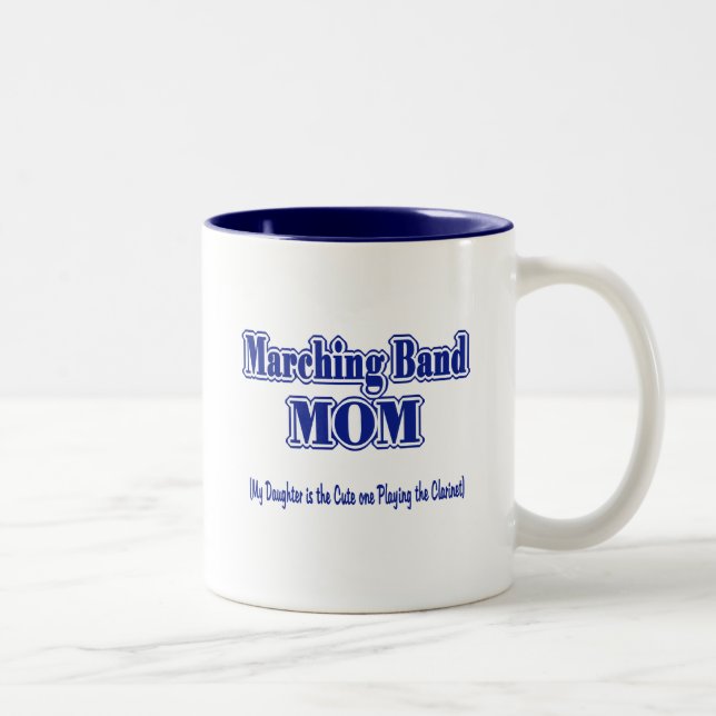 Marching Band Mamma/ Clarinet Två-Tonad Mugg (Höger)
