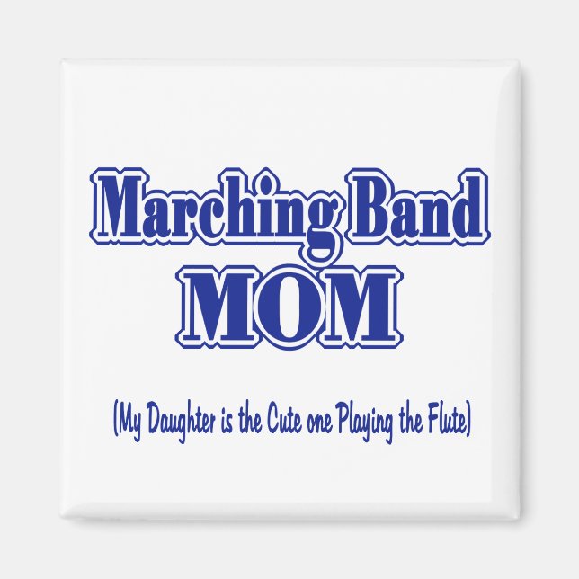 Marching Band Mamma/ Flute Magnet (Framsidan)