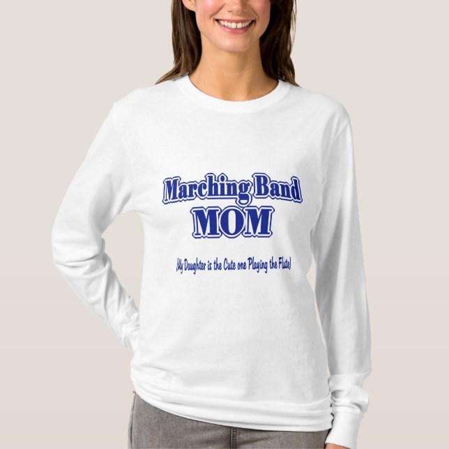 Marching Band Mamma/ Flute T-shirt (Framsida)