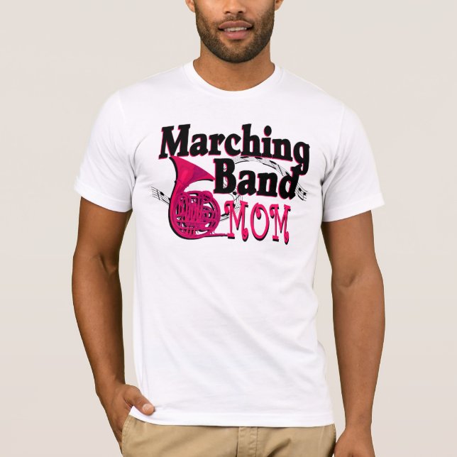 Marching Band Mamma/ Fransk Horn T Shirt (Framsida)