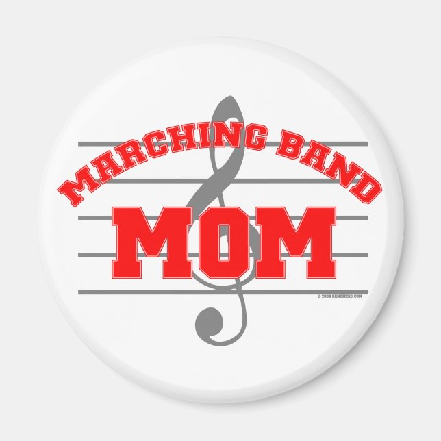 Marching Band Mamma Magnet (Framsidan)
