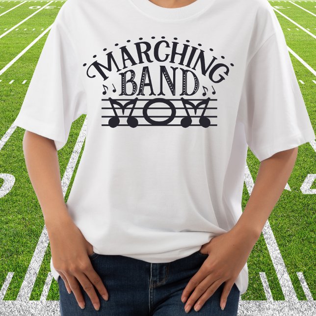 Marching Band Mamma Notes Tshirt T Shirt (Skapare uppladdad)