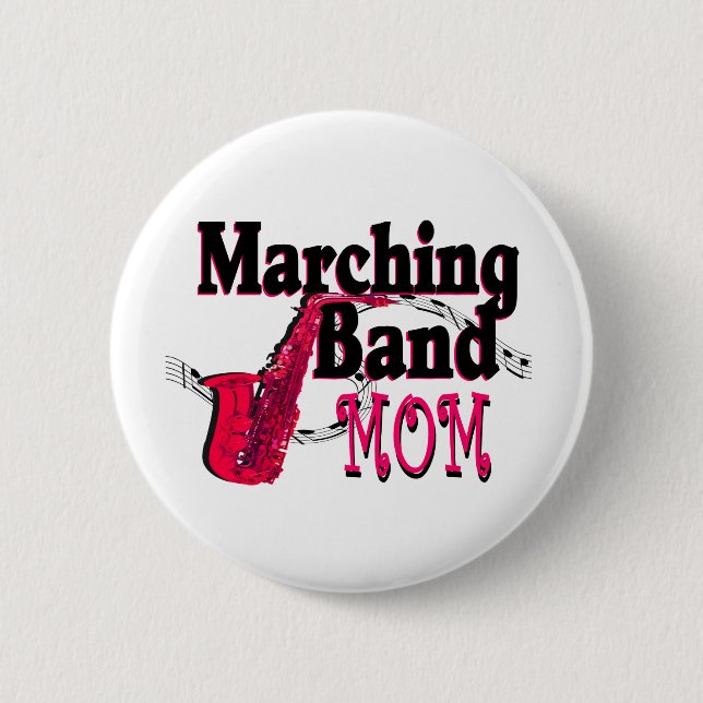 Marching Band Mamma/ Saxophone Knapp (Framsida)