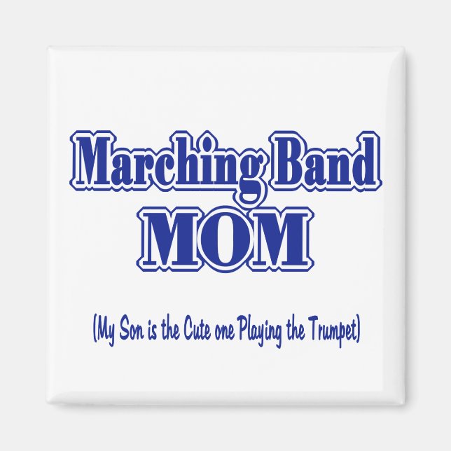 Marching Band Mamma/ Trumpet Magnet (Framsidan)