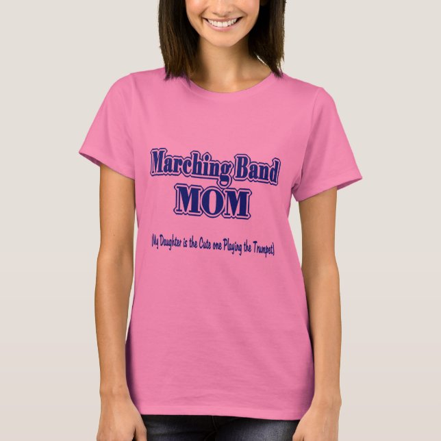 Marching Band Mamma/ Trumpet T-shirt (Framsida)