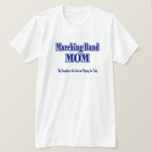 Marching Band Mamma/ Tuba T-shirt (Design framsida)