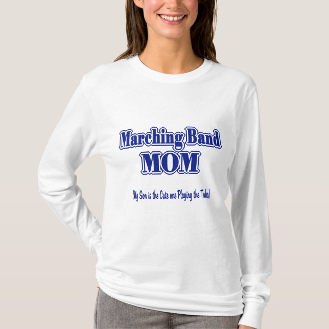 Marching Band Mamma/ Tuba Tee (Framsida)