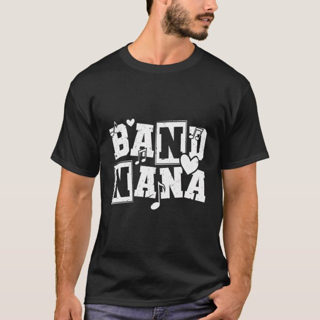 Marching Band Nana Proud Marching Band Nana Grandm T Shirt (Framsida)
