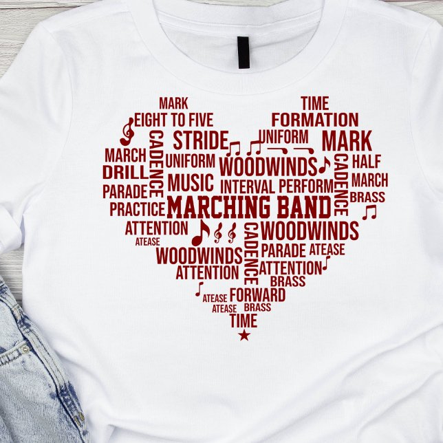Marching Band Ord Cloud Tshirt T Shirt (Skapare uppladdad)