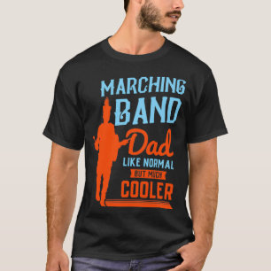 Marching Band Pappa Far Funny Musician Drummer T Shirt