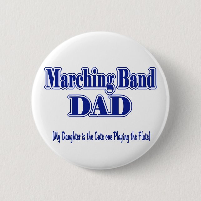 Marching Band Pappa/ Flute Knapp (Framsida)