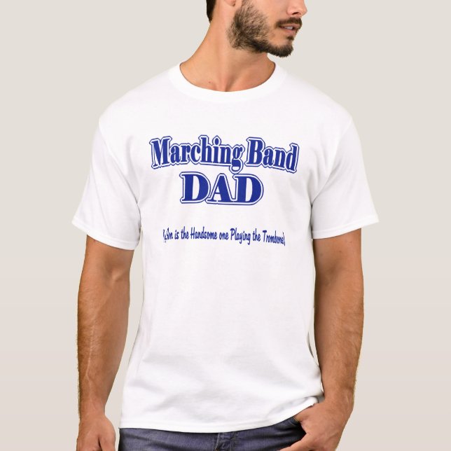 Marching Band Pappa/ Trombone T-shirt (Framsida)