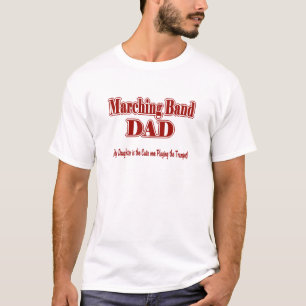 Marching Band Pappa Trumpet Tee Shirt