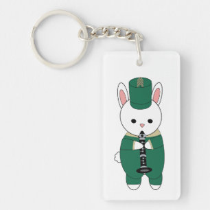 Marching Band Rabbit Clarinet Grönt Guld
