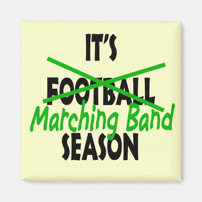 Marching Band Season Magnet (Framsidan)