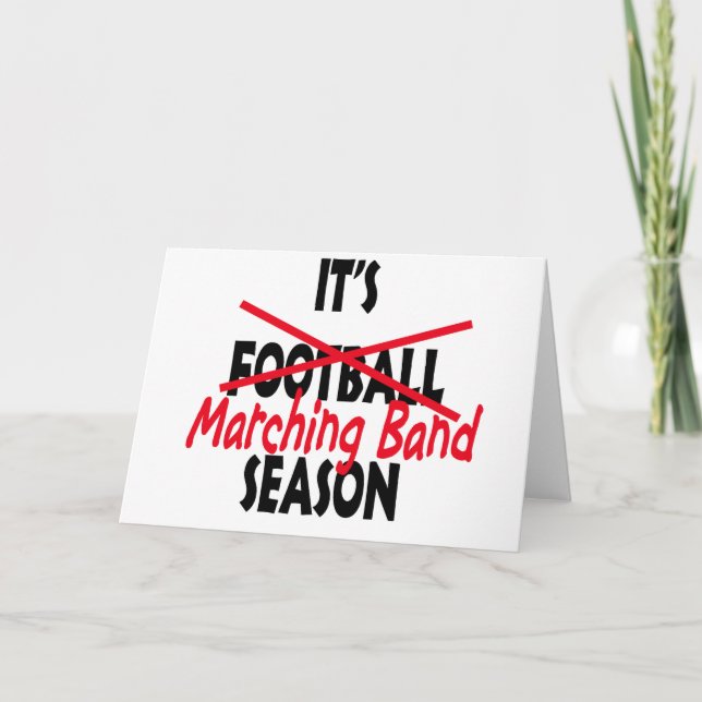 Marching Band Season / Red Kort (Framsida)