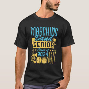 Marching Band Senior 2024 Musician Graduating Clas T Shirt