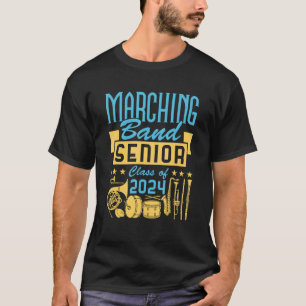Marching Band Senior 2024 Musician Graduating Clas T Shirt
