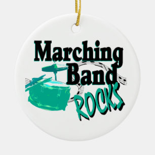 Marching Band Sten Julgransprydnad Keramik