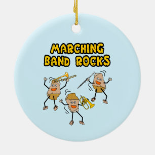 Marching Band Sten Julgransprydnad Keramik