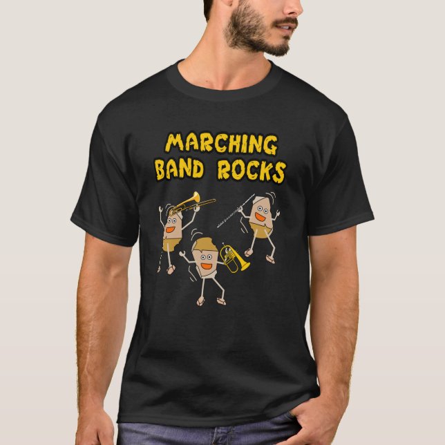 Marching Band Sten T Shirt (Framsida)