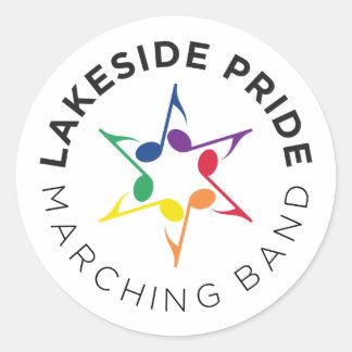 Marching Band Sticker Runt Klistermärke