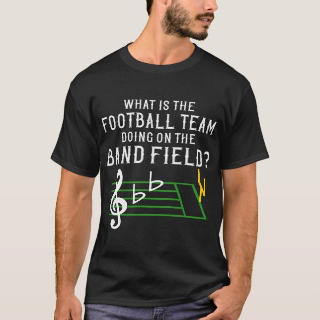 Marching Band W är ett fotbollslag på Fält T Shirt (Framsida)