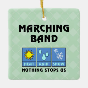 Marching Band Weather Julgransprydnad Keramik