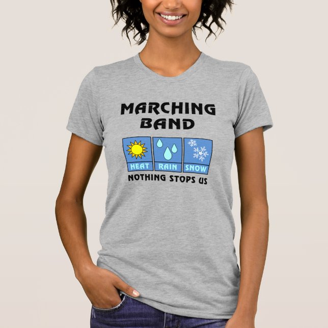 Marching Band Weather T Shirt (Framsida)