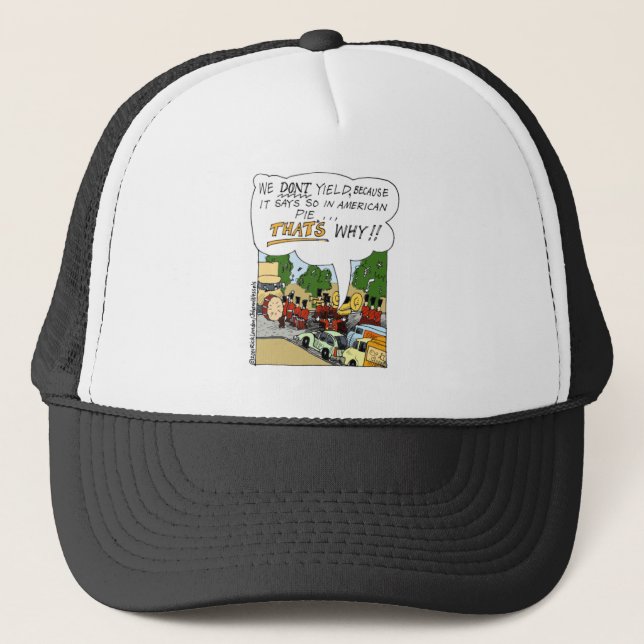 Marching Band Yields Funny Offslag Tecknad Gifts Keps (Framsida)