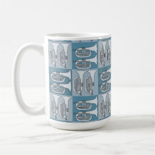 Marching Baritone Crosshatch Kaffemugg
