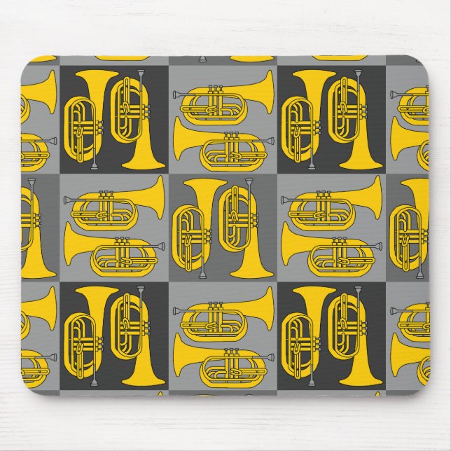 Marching Baritone Crosshatch Musmatta (Framsidan)