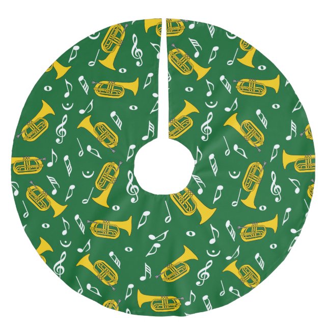 *Marching Baritone Musik noter Julgransmatta Borstad Polyester (Framsidan)