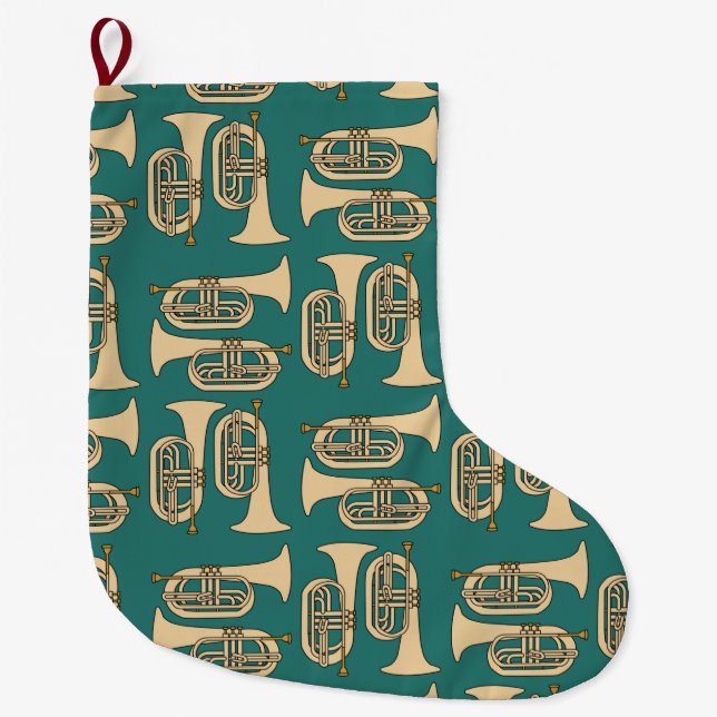 *Marching Baritone Musik noter Stor Julstrumpa (Framsidan)