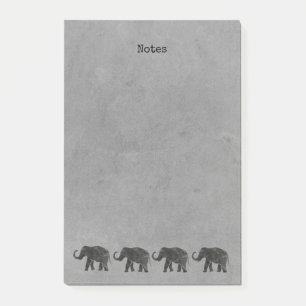 Marching Elephants-familjen Post-it Block