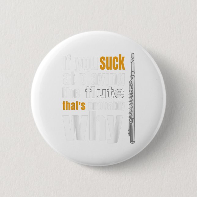 Marching, konsert, jazz-bandmusiker, roligt flöjt knapp (Framsida)